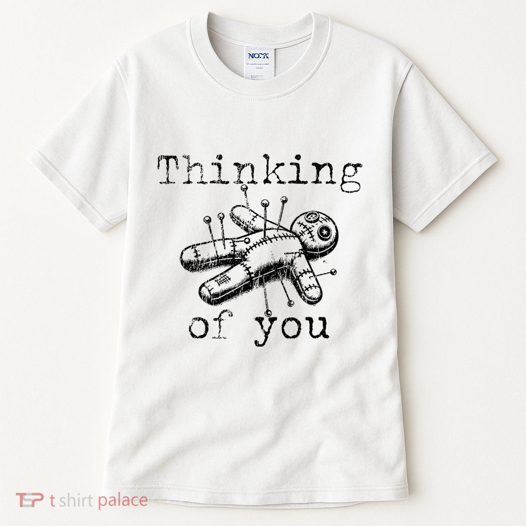 Thinking Of You Funny Vintage Voodoo Doll Tall T-Shirt