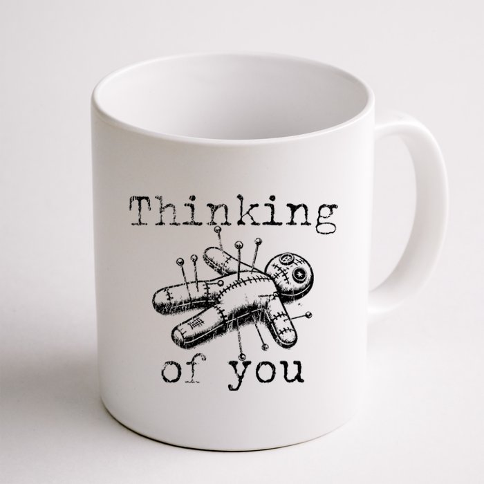 Thinking Of You Funny Vintage Voodoo Doll Coffee Mug