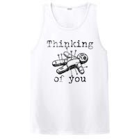 Thinking Of You Funny Vintage Voodoo Doll PosiCharge Competitor Tank