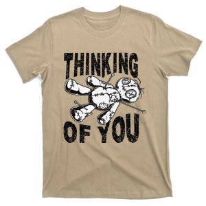 Thinking Of You Voodoo Doll Funny Halloween 2024 Gift T-Shirt