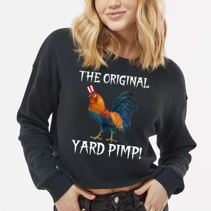 The Original Yard Pimp Cropped Pullover Crew