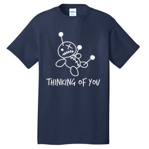 Thinking Of You Funny Voodoo Doll Valentine's Day Joke Gifts Tall T-Shirt