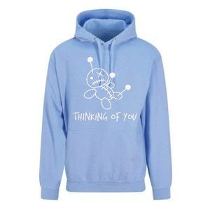 Thinking Of You Funny Voodoo Doll Valentine's Day Joke Gifts Unisex Surf Hoodie