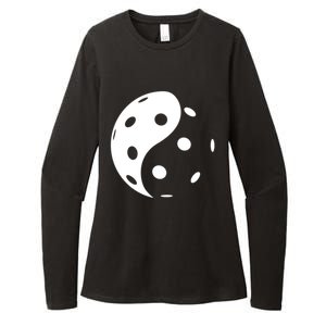 The Original Yin Yang Pickleball Great Gift Womens CVC Long Sleeve Shirt