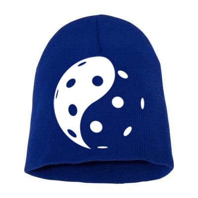 The Original Yin Yang Pickleball Great Gift Short Acrylic Beanie