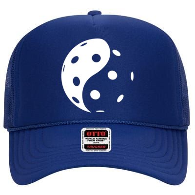 The Original Yin Yang Pickleball Great Gift High Crown Mesh Back Trucker Hat