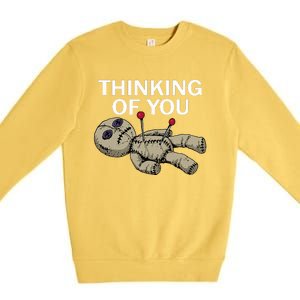 Thinking Of You Voodoo Doll Premium Crewneck Sweatshirt