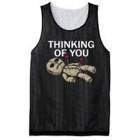 Thinking Of You Voodoo Doll Mesh Reversible Basketball Jersey Tank