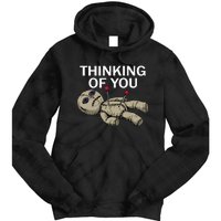 Thinking Of You Voodoo Doll Tie Dye Hoodie