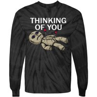 Thinking Of You Voodoo Doll Tie-Dye Long Sleeve Shirt