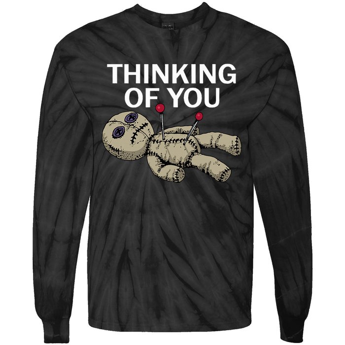 Thinking Of You Voodoo Doll Tie-Dye Long Sleeve Shirt