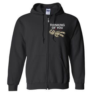 Thinking Of You Voodoo Doll Full Zip Hoodie