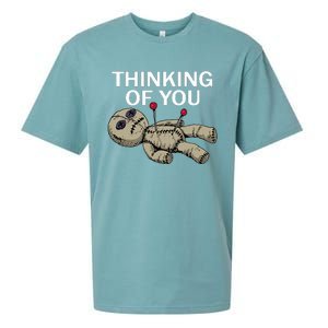 Thinking Of You Voodoo Doll Sueded Cloud Jersey T-Shirt