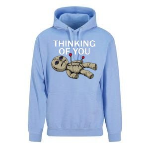 Thinking Of You Voodoo Doll Unisex Surf Hoodie