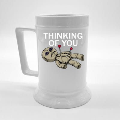 Thinking Of You Voodoo Doll Beer Stein