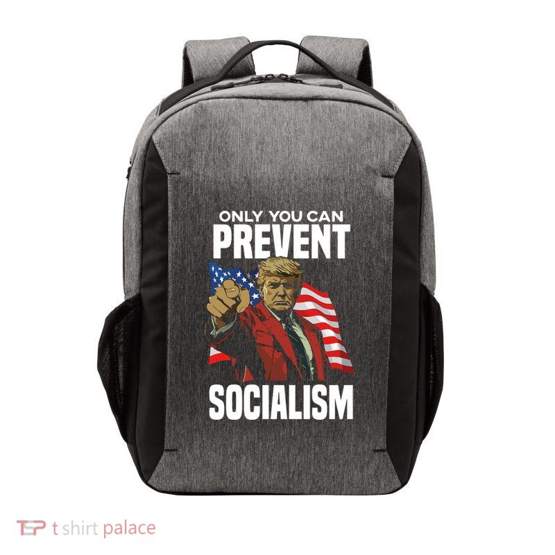 Trump Only You Can Prevent Socialism Vector Backpack