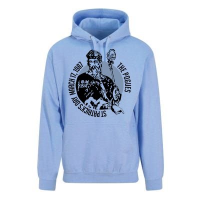 The Pogues 1987 St Patricks Day Tour Unisex Surf Hoodie