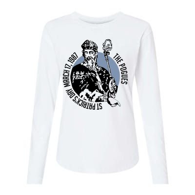 The Pogues 1987 St Patricks Day Tour Womens Cotton Relaxed Long Sleeve T-Shirt