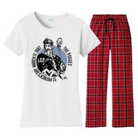 The Pogues 1987 St Patricks Day Tour Women's Flannel Pajama Set