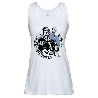 The Pogues 1987 St Patricks Day Tour Ladies Essential Flowy Tank