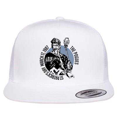 The Pogues 1987 St Patricks Day Tour Flat Bill Trucker Hat