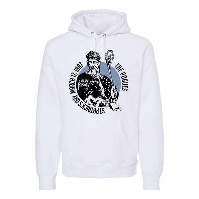 The Pogues 1987 St Patricks Day Tour Premium Hoodie