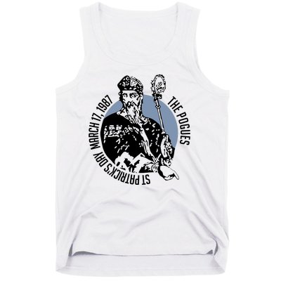 The Pogues 1987 St Patricks Day Tour Tank Top