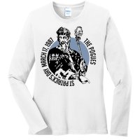 The Pogues 1987 St Patricks Day Tour Ladies Long Sleeve Shirt