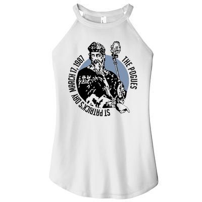 The Pogues 1987 St Patricks Day Tour Women's Perfect Tri Rocker Tank