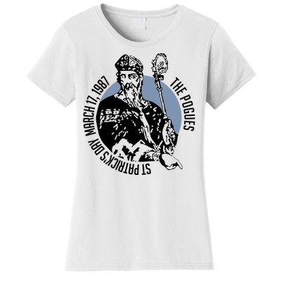 The Pogues 1987 St Patricks Day Tour Women's T-Shirt