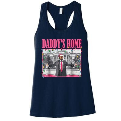 Trump Pin.K 2024 Take America Back DaddyS Home Christmas Women's Racerback Tank