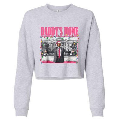 Trump Pin.K 2024 Take America Back DaddyS Home Christmas Cropped Pullover Crew