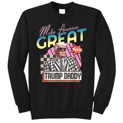 Trump Pink 2024 Funny Trump Take America Back Daddys Home Gift Sweatshirt