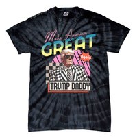 Trump Pink 2024 Funny Trump Take America Back Daddys Home Gift Tie-Dye T-Shirt