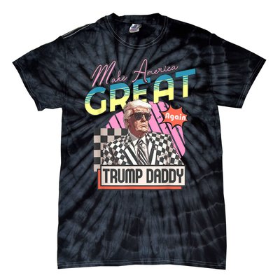 Trump Pink 2024 Funny Trump Take America Back Daddys Home Gift Tie-Dye T-Shirt