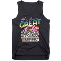 Trump Pink 2024 Funny Trump Take America Back Daddys Home Gift Tank Top