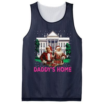 Trump Pin.K 2024 Take America Back DaddyS Home Christmas Mesh Reversible Basketball Jersey Tank