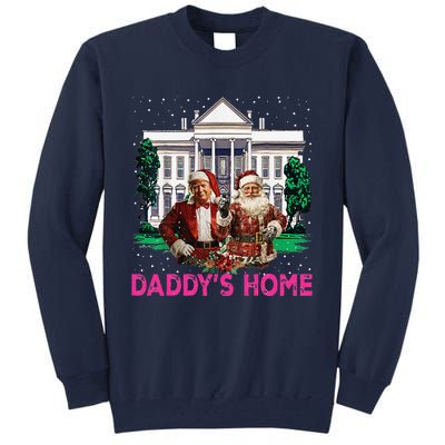 Trump Pin.K 2024 Take America Back DaddyS Home Christmas Tall Sweatshirt