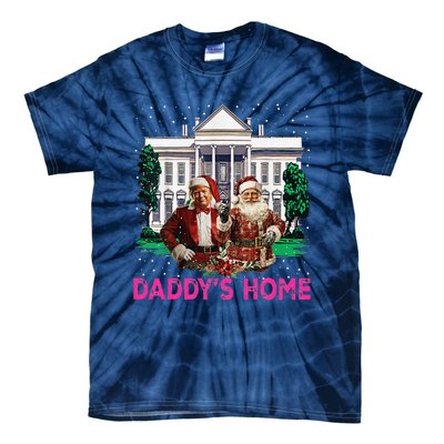 Trump Pin.K 2024 Take America Back DaddyS Home Christmas Tie-Dye T-Shirt