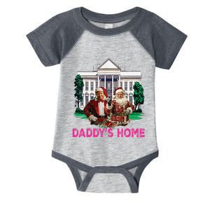 Trump Pin.K 2024 Take America Back DaddyS Home Christmas Infant Baby Jersey Bodysuit