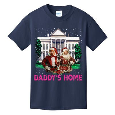 Trump Pin.K 2024 Take America Back DaddyS Home Christmas Kids T-Shirt