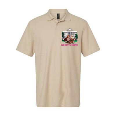 Trump Pin.K 2024 Take America Back DaddyS Home Christmas Softstyle Adult Sport Polo