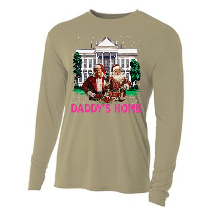 Trump Pin.K 2024 Take America Back DaddyS Home Christmas Cooling Performance Long Sleeve Crew