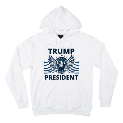 Trump President 2024 Eagle Strong Leadership Hoodie