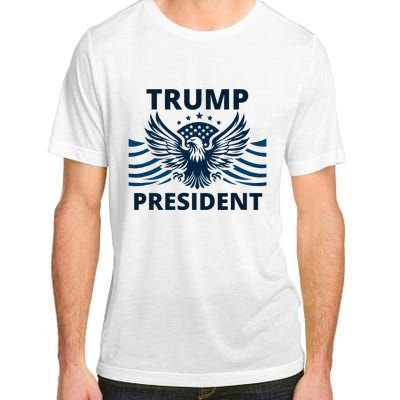 Trump President 2024 Eagle Strong Leadership Adult ChromaSoft Performance T-Shirt