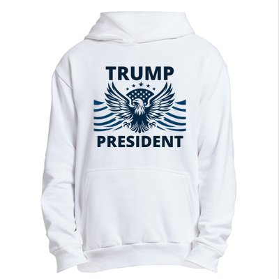 Trump President 2024 Eagle Strong Leadership Urban Pullover Hoodie