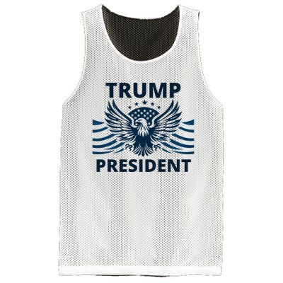 Trump President 2024 Eagle Strong Leadership Mesh Reversible Basketball Jersey Tank