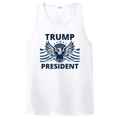 Trump President 2024 Eagle Strong Leadership PosiCharge Competitor Tank