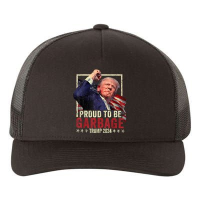 Trump President 2024 Election Proud To Be Garbage Yupoong Adult 5-Panel Trucker Hat