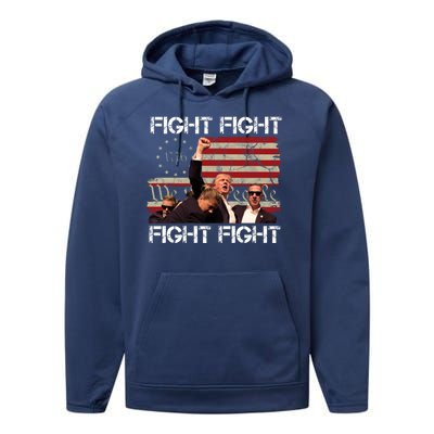 Trump Pennsylvania 2024 Fight We The People Performance Fleece Hoodie